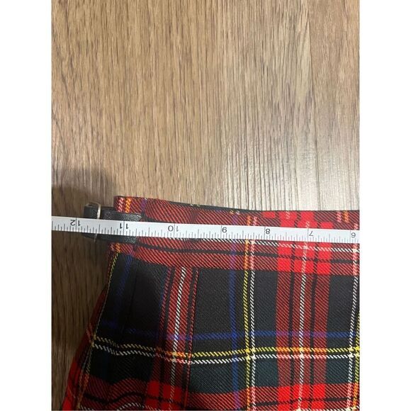 Charter Club Tartan Plaid Wool Wrap Skirt Schoolgirl Academia Girls size 7 - Picture 3 of 9